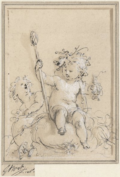 Allegori om vindyrking av Jacob de Wit