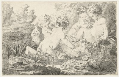 Allegorisk barnegruppe av Jacob de Wit