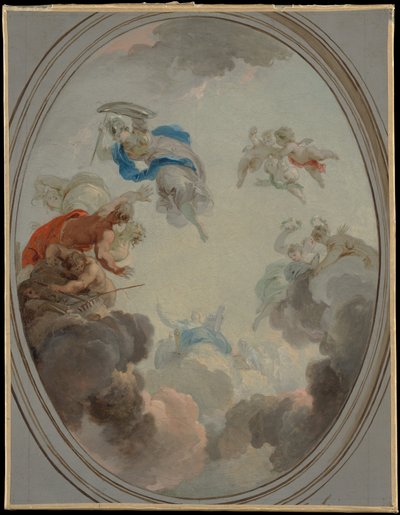 Allegory of Government: Wisdom Defeating Discord. av Jacob de Wit