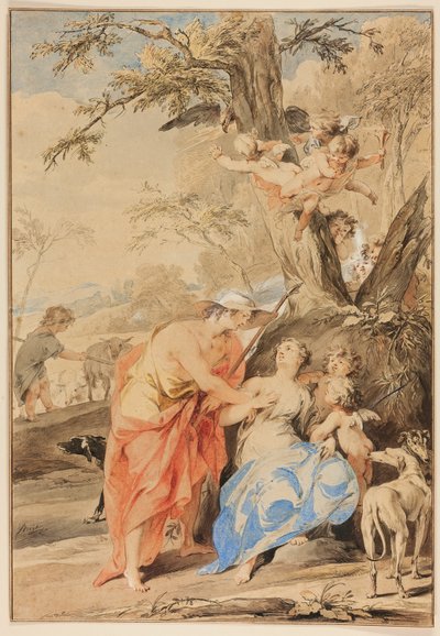 Jupiter og Mnemosyne av Jacob de Wit