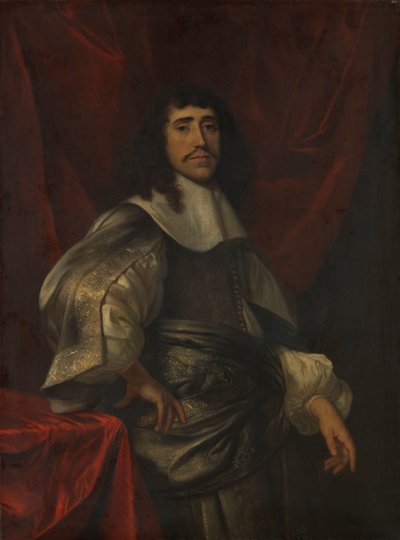 Portrett av en mann, antatt å være Christoffel van Gangelt, andre ektemann til Lucretia Boudaen av Jacob van Loo (attributed to)