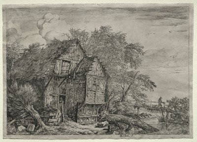 Den lille broen. av Jacob van Ruisdael