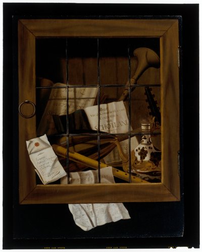 Et Trompe l'oeil stilleben av Jacob van Walscapelle