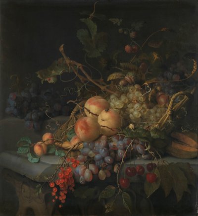 Stilleben med frukt av Jacob van Walscapelle