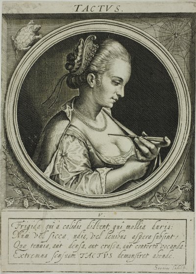 Følelse, plate fem fra De fem sansene av Jacob van der Heyden