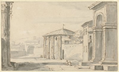 Ansikt i Roma av Jacob van der Ulft