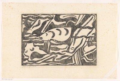 Komposisjon XIII (original tittel) av Jacoba van Heemskerck (signed by artist)