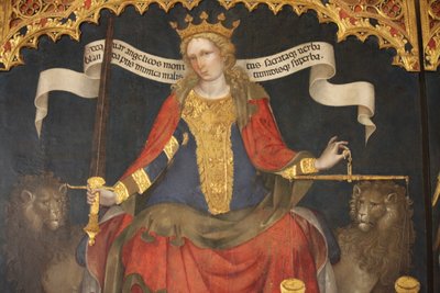 Rettferdighet mellom erkeenglene Gabriel og Michael av Jacobello del Fiore