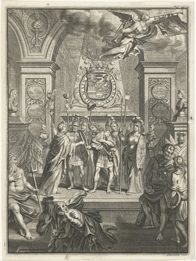 Maria Stuart overlater William III kommandostaben av Jacobus Baptist