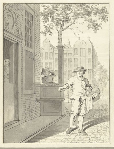 Scene fra Pefroen med sauehodet av Jacobus Buys