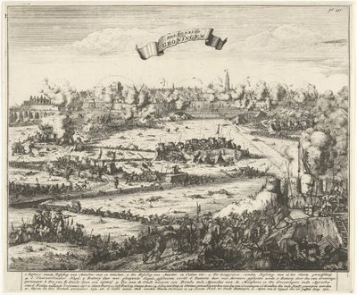 Beleiring av Groningen, 1672 Beleiring av Groningen (tittel på objekt) av Jacobus Harrewijn