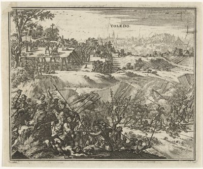 Slaget ved Toledo Revolt of the Comunidades av Jacobus Harrewijn