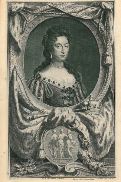 Dronning Mary av Jacobus Houbracken