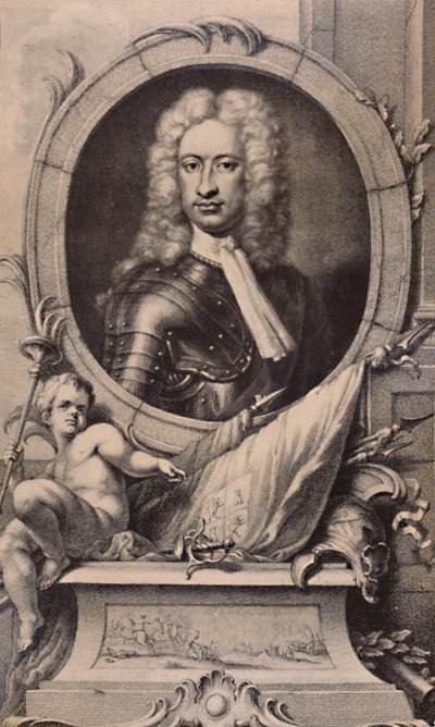 Charles Mordaunt, jarl av Peterborough og Monmouth, engelsk soldat, c1740 1894 av Jacobus Houbraken