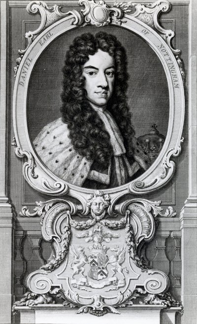 Daniel Finch, 2. jarl av Nottingham og 7. jarl av Winchilsea (1647-1730) av Jacobus Houbraken