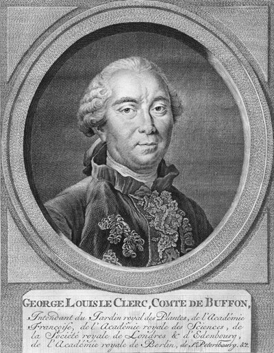 George Louis Leclerc, grev De Buffon, 1774. av Jacobus Houbraken