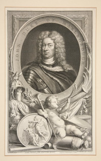 John, hertug av Marlborough av Jacobus Houbraken