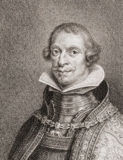 Kong Filip IV av Spania, Felipe IV, Portrett (gravering) av Jacobus Houbraken