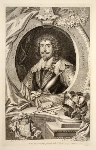 Portrett av Edward Sackville, illustrasjon fra 
