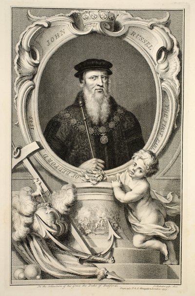 Portrett av John Russell, illustrasjon fra 