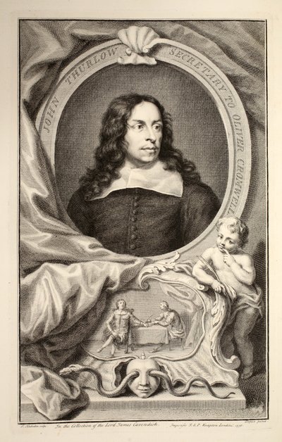 Portrett av John Thurlow, illustrasjon fra 