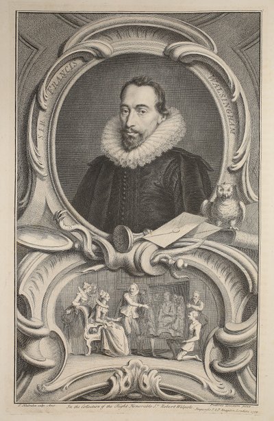 Portrett av Sir Francis Walsingham, illustrasjon fra 
