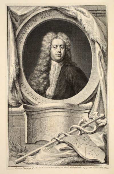 Portrett av William Wyndham, illustrasjon fra 