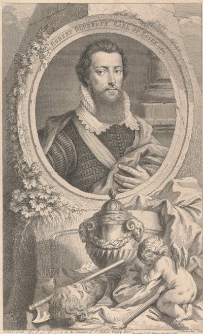 Robert Devareux, 2. jarl av Essex av Jacobus Houbraken