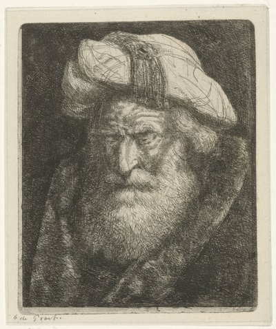 Gammel mann med skjegg av Jacobus Ludovicus Cornet