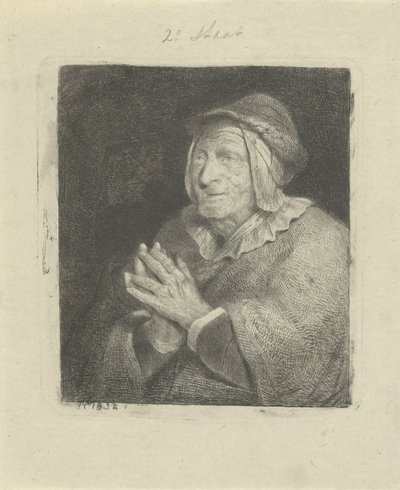 Gammel dame av Jacobus Ludovicus Cornet