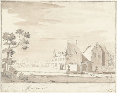 Raaphorst Castle nær Wassenaar Raaphorst (tittel på objekt) av Jacobus Stellingwerff
