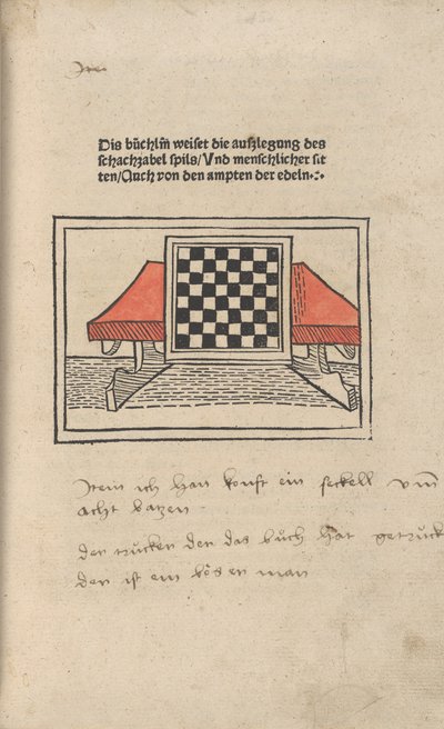 The Book of Chess, 1483. av Jacobus de Cessolis