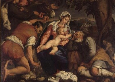 Hyrdenes tilbedelse av Jacopo Bassano