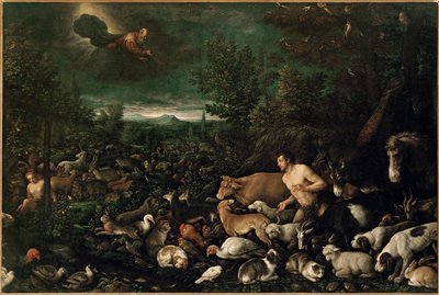 Adam irettesatte (maleri på lerret) av Jacopo (1510-92) Bassano