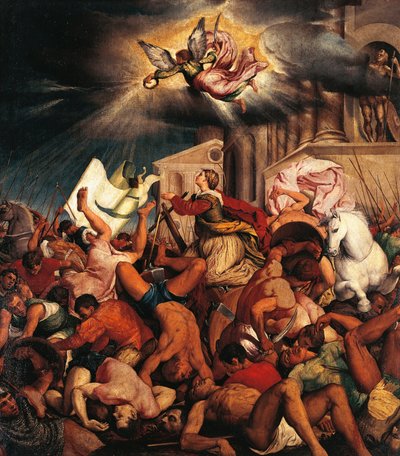 Martyrium der Heiligen Katharina, von Jacopo Bassano (ca. 1510-1592) von Jacopo (1510-92) Bassano