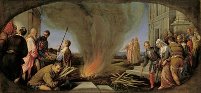 Tamar ledet til staven av Jacopo (1510 92) Bassano
