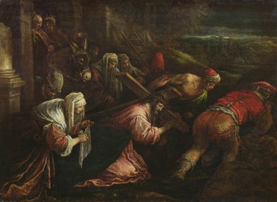 Kristus som bærer korset, ca. 1570-80 av Jacopo Bassano