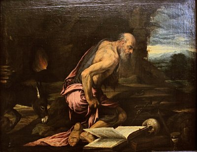 Den botferdige Sankt Hieronymus av Jacopo Bassano