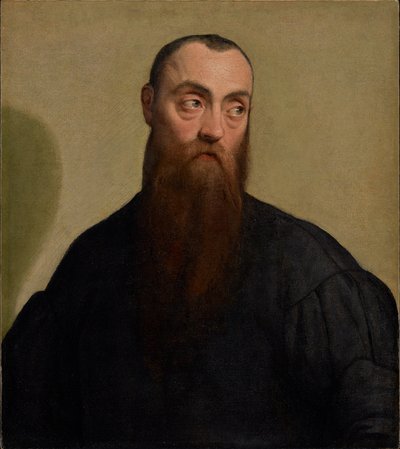 Portrett av en skjegget mann av Jacopo Bassano