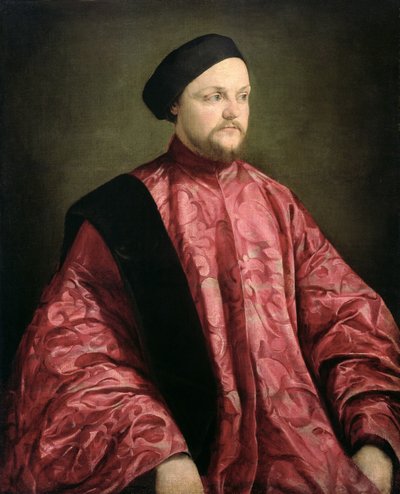 Portrett av en venetiansk senator, 1540 av Jacopo Bassano