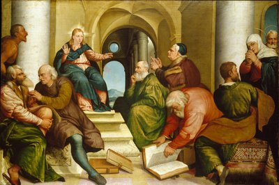 Kristus blant legene, 1539 av Jacopo Bassano il vecchio