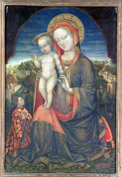 Ydmykhetens madonna forgudet av Leonello d