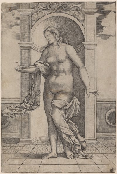 Lucretia av Jacopo Francia