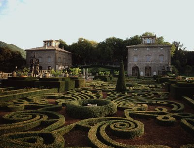 Utsikt over Villa Lante av Jacopo Vignola