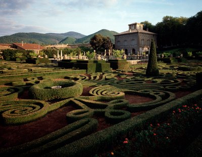 Utsikt over villa Lante av Jacopo Vignola
