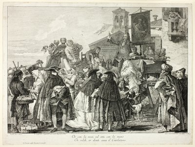 The Tooth Puller, plate ni fra utvalg av bilder fra venetianske samlinger av Jacopo Leonardis