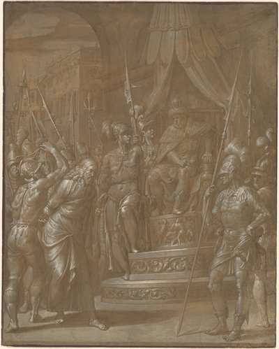 Kristus før Herodes av Jacopo Ligozzi