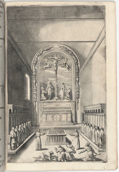 Stigmatakirken (Stigmatakirken) [plate M] av Jacopo Ligozzi