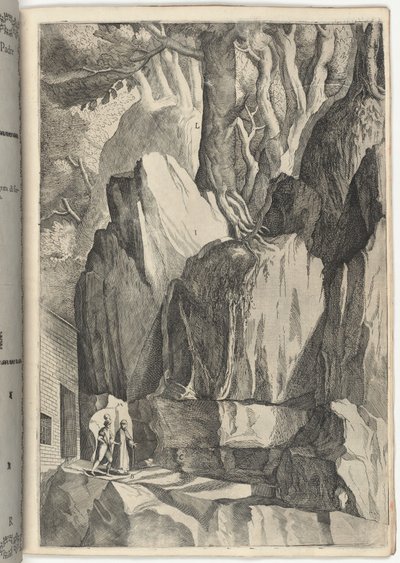 Stedet for sengen og oratoriet til Saint Francis [plate R] av Jacopo Ligozzi