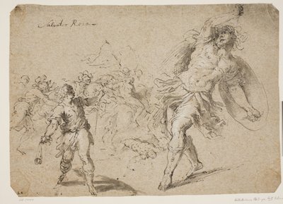 David og Goliat av Jacopo Palma